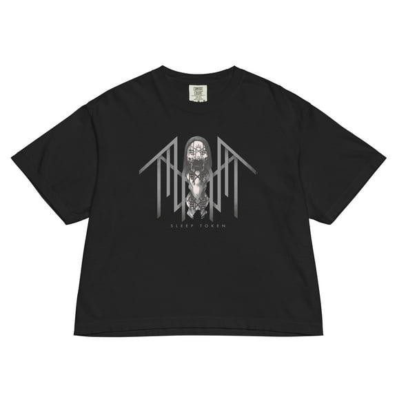 Sleep Token Ascensionism Mineral Wash Womens Crop Top