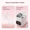 thumbnail image 5 of Momcozy Breast Pump S12 Pro Quick, Hands-Free Wearable & Wireless Pump, with DoubleFit Hybrid Flange, 3 Modes & 9 Levels Electric Pump Portable, Smart Display, 24mm Flange, 2 Count, Cozy Pink, 5 of 8