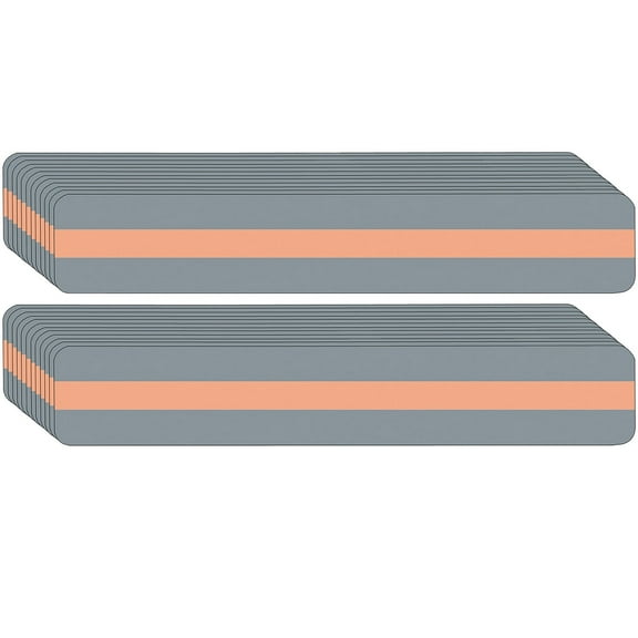 Ashley Productions Sentence Strip Reading Guide, 1-1/4" x 7-1/4", Peach, Pack of 24