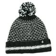thumbnail image 6 of Women's Lyon Textured Knit Roll Up Hat With Pom Pom, 6 of 9