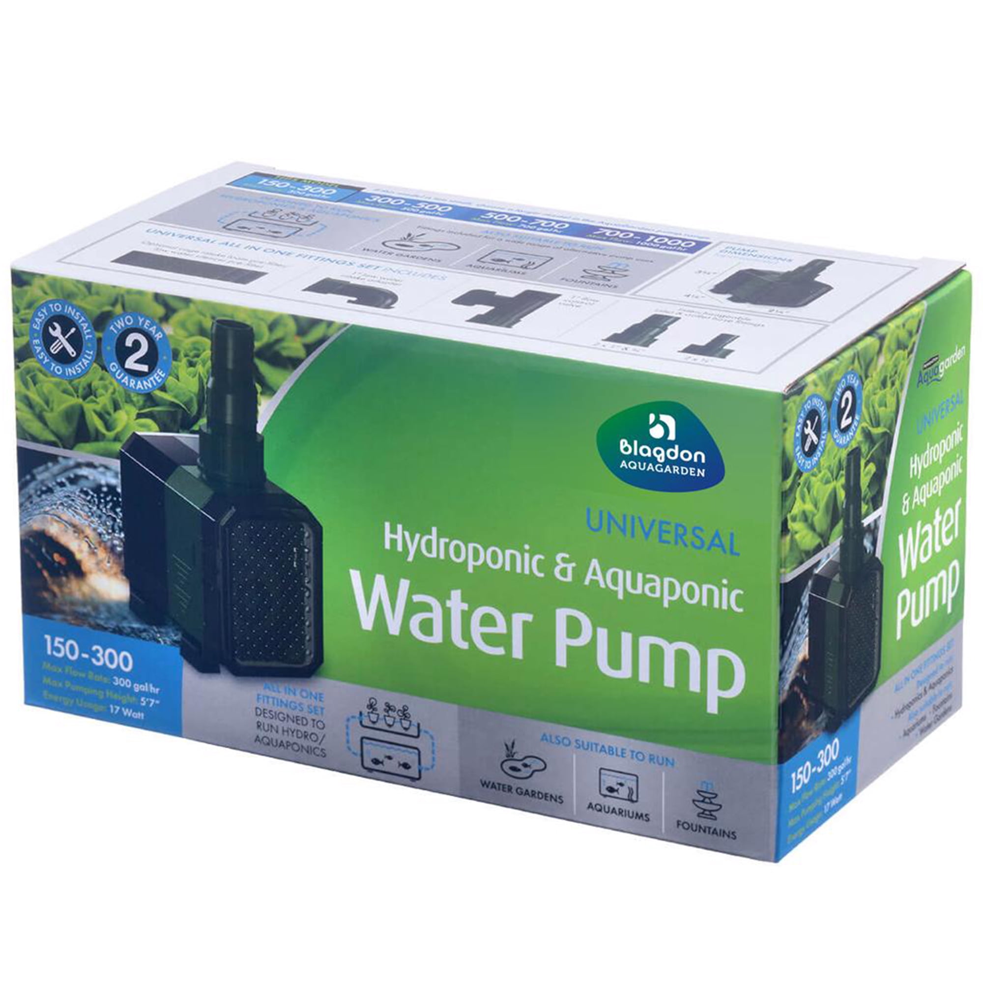 Blagdon Aquagarden 300 gph Submersible Pump