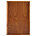 thumbnail image 1 of Rectangle Wooden Tea Tray Serving Table Plate Snacks Food Storage Dish for Hotel Home(35*24cm), 1 of 5