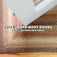 thumbnail image 6 of Homespice Gingerbread Jute Brown 6x9' Oval Braided Rugs for Living Room, Bedroom Rug and Dining Room. Pet Friendly. Decor Styles- Farmhouse Rug, Rustic, Vintage, Cottage, Primitive, Country, Boho Rug, 6 of 9