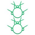 thumbnail image 1 of OULII 2Ud Herramienta De Destete Para Terneros Nasales De Plástico Accesorios Para Ganado, 1 of 8