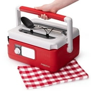 Presto 6-Quart Nomad Traveling Slow Cooker, 06011 Red