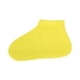 thumbnail image 3 of Cubierta de bota de látex elástica desechable impermeable unisex Cubiertas de zapatos antideslizantes para lluvia y nieve - Talla L (amarillo), 3 of 6