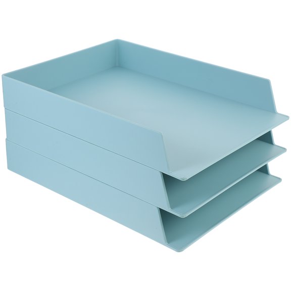 FOMIYES  3 Pcs Desk Organizers and Storage Rack Supplies Organisers File Box Office