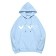 thumbnail image 4 of Sweatshirt for Women Perfect For Daily Wear or Loungewear! The Best Choice for Valentine's DayXXL Blue Valentine's Day Sweatshirt, 4 of 4