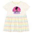 thumbnail image 3 of Inktastic Aruba Vacation Cruise Girls Baby Dress, 3 of 5