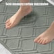 thumbnail image 5 of Alfombrilla de baño absorbente de espuma antideslizante | Alfombra de baño suave de terciopelo 40x60cm | Alfombra de suelo engrosada de secado rápido lavable a máquina | Negro, Gris, Blanco, Caqui,, 5 of 8