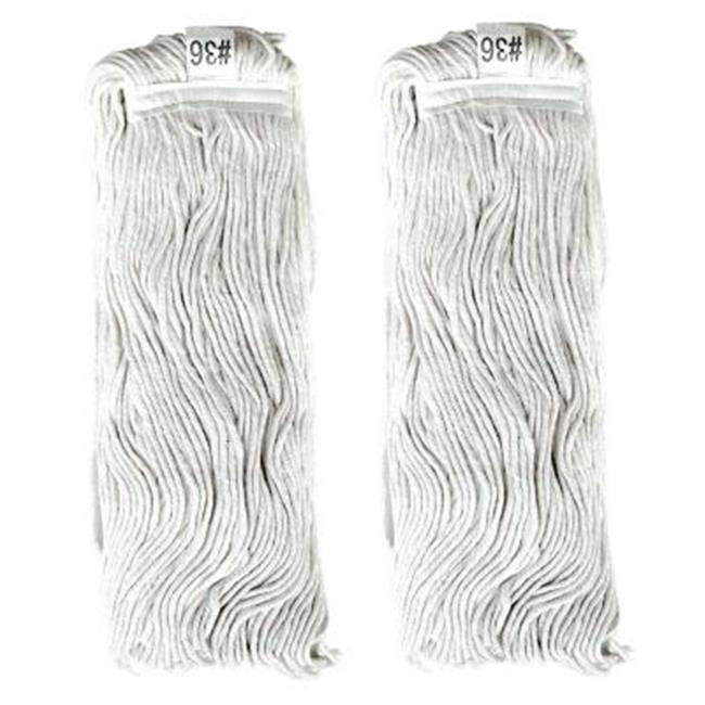 EmscoGroup 6504-2 No. 36, 4-Ply Cotton Mop Head With Cut-Ends, 31 oz. by EmscoGroup