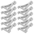 thumbnail image 4 of 10pcs Sturdy Aluminium Shelf Clips For Freezer And Refrigerator Shelves Replacement Shelf Buckles Reusable Shelf Buckles, 4 of 5