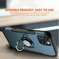 thumbnail image 7 of SOATUTO For iPhone 13 Mini 5.4 inch Case with 360 Rotating Metal Ring Kickstand Carbon Fiber Trim & Rubber Bumper Shockproof Protective Compatible With Apple iPhone 13 Mini 5.4 inch 2021 - Navy, 7 of 7
