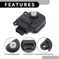 thumbnail image 3 of Actuador de Control de Puerta de Mezcla de Calefacción HVAC Unique Bargains No.15844241 - para Chevrolet Malibu 2008-2012 Negro - 1 Pc, 3 of 6