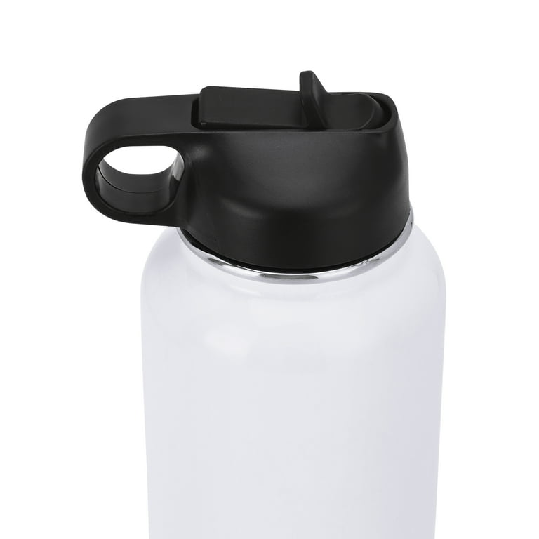 MakerFlo 32 oz Hydro Water Bottle - 2 Lids - Stainless Steel | Michaels