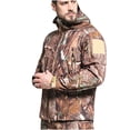 thumbnail image 2 of LSLJS Men's Warm Fleece Skin Soft Outdoor Jacket Camouflage( Camouflage, L), 2 of 7