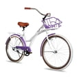 thumbnail image 2 of Bicicleta Black Panther Aruba Con Canasta Rodada 24 Blanco BLACK PANTHER ARUBA URBANA, 2 of 2