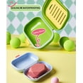 thumbnail image 4 of YYhl Travel Soap Case, Leakproof Soap Box with Lid, Bar Soap Holder Draining Soap Dishes for Traveling Bathroom, Shower, Gym, School, Camping, Vacation, Outdoor, 4 of 7