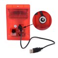 thumbnail image 3 of Alarma de seguridad solar, luces estroboscópicas solares con alarma de seguridad de emergencia con sensor de movimiento esquí esquí Gafas de esquí, 3 of 4