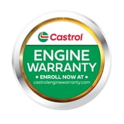 Castrol GTX High Mileage 10W-40 Synthetic Blend Motor Oil, 1 Quart