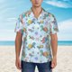 thumbnail image 2 of Balery Colorful Sea Turtle Camisas hawaianas de manga corta para hombre, camisas playeras de corte holgado, camisas de vacaciones con botones,Small, 2 of 7