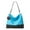 Blue, variant on For Women PU Leather Tote Top Handle Satchel Shoulder Bag Armpit Bag Mini Tote Bag