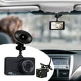 thumbnail image 1 of Pgyong Clearance! 3-Inch Dash Cam Front and Rear Recording HD 1080p Night Vision Dash Cam 170 ° Large Wide-angle Motion Detection Reverse Image G Sensor Parking Monitoring, 1 of 9