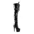 thumbnail image 2 of Women's Pleaser Adore 3028 Lace-Up Thigh-High Boot, 2 of 5