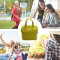 thumbnail image 5 of Mziart Insulated Lunch Bag for Women Men, Aesthetic Lunch Box Containers Cute Lunch Tote Reusable Thermal Bento Cooler Bag for Work Office Picnic Travel (Yellow), 5 of 7