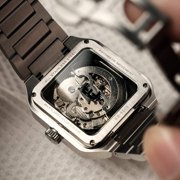 Engineer Lennox Skeleton Automatic Tan Black