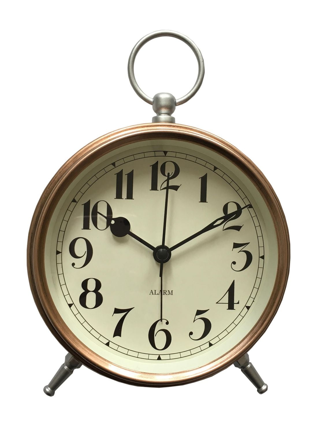 MONTRE DE GOUSSET CUIVRÉE EN HORLOGE DE TABLE 13,4cm/1 x 5,1cm/1 x 18,5cm/1