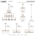 thumbnail image 2 of Livex Lighting - Middlebush - 5 Light Chandelier in Traditional Style - 25, 2 of 9