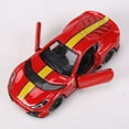 thumbnail image 5 of 1:64 Ferrari FXXK DAYTONA SP3 812 Competizione Alloy Premium Diecast Car Model Vehicle Collectible SP3-Red, 5 of 5