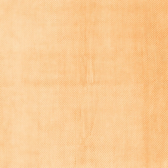 Ahgly Company Indoor Square Solid Orange Modern Area Rugs, 6' Square
