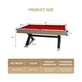 thumbnail image 5 of 7 FT Billiard Tables, Pool Table with 2 Cue Sticks, Billiard Balls, Cues, Cleaning Brush, X-Legs, 84" L x 46.5" W x 32.7" H, 5 of 9