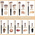 thumbnail image 2 of Makeup Brushes 11 Pcs Easy-taken Travel Makeup Brush Set Foundation Eye Shadows Blush Face Powder Concealer Mini Make up Brushes with Case (Champagne), 2 of 17