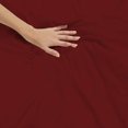 thumbnail image 4 of Duvet Cover Set with Zipper Closure 3-Piece Duvet Cover Set, Super King (116'' x 98'') Size with Corner Ties,100% Egyptian Cotton 800 Thread Count, Ultra Soft and Easy Care - (Burgundy Solid), 4 of 6