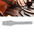 thumbnail image 4 of Leather&nbsp;Prong&nbsp;Punch, Comfortable Grip Mirror Polished Leather&nbsp;Pricking&nbsp;Iron Glossy Handle Round&nbsp;Cutting For Leather Punching For Sculpture ANGGREK Otros, 4 of 8