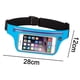 thumbnail image 2 of Riñonera deportiva con soporte para teléfono, riñonera delgada para entrenamiento con bolsillo para pantalla táctil., 2 of 5