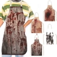 thumbnail image 5 of sruoe Cooking Aprons, Aprons for Cooking, Halloween Aprons, Unisex Apron, Adult Aprons for Kitchen, 5 of 7