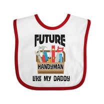 Inktastic Future Handyman Like Daddy Boys Baby Bib