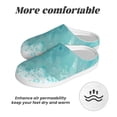 thumbnail image 6 of Easygdp Tranquil Ocean Canoe Journey Slippers for Women Mens Winter Warm Home Slippers Plush Slip on House Slippers for Indoor Outdoor Shoes-35/36, 6 of 7