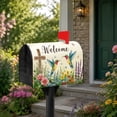 thumbnail image 4 of Mailbox Covers Magnetic Standard Size Christian Cross Hummingbird Welcome Floral Mailbox Cover for Outdoor Garden Yard Decor 21x18 Inch, 4 of 7