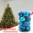 thumbnail image 6 of EUDIDV Holiday Decorations 16 PCS 4cm Plastic Christmas Ball Ornaments Hanging Pendants Indoor New Year Christmas Party Tree Decoration Christmas Balls Xmas Tree Ornaments, 6 of 7