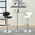 thumbnail image 2 of Pemberly Row 28" Table Ronde Contemporaine en Verre LED Table de Pub en Chrome, 2 of 17