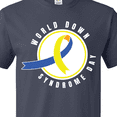 thumbnail image 4 of Inktastic World Down Syndrome Day with Yellow and Blue Ribbon T-Shirt, 4 of 5