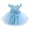 Blue, variant on IDOPIP Infant Baby Girls Wedding Flower Girl Dress Satin Pearls Tulle Tutu Dress Bowknot V Back Pageant Party Princess Birthday Formal Dresses 12-18 Months White