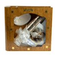thumbnail image 1 of Kit de Vela Bautizo SMK CEREMONIAS LIB-01 Madera Oscura Blanco, 1 of 2