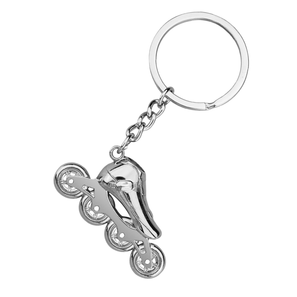 11pcs Roller Skating Keychain Key Ring Backpack Charm Bag Keychain Skating Lover Gift