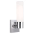 thumbnail image 1 of Livex Lighting 10101-05 Aero 1-Light Wall Sconce, Chrome, 1 of 5
